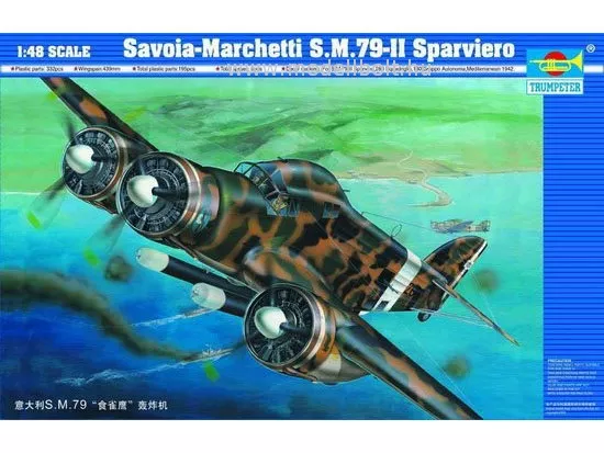 Trumpeter - Savoia Marchetti SM-79 II Sparviero